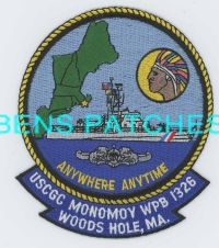 COAST GUARD,MASSCHUSETTS,WOODS HOLE,USCGC MONOMOY,WPB 1326,ANYWHERE ANYTIME 1